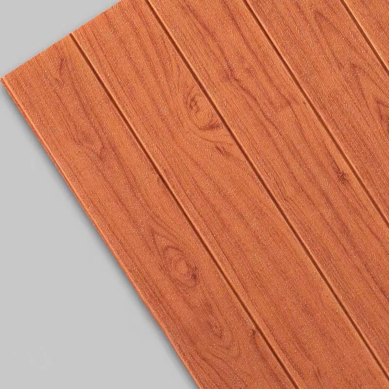 BowLift | Modern Tin Back Wall Panel Smooth Wall Ceiling Wood Grain Design Set of 1
