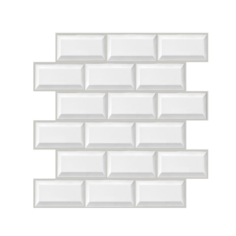 BowLift | Plastic Peel-and-Stick Tiles Indoor Subway Tiles Wallpaper with waterproof