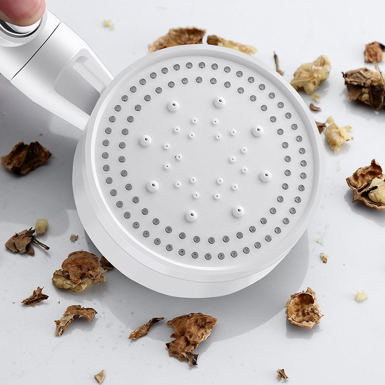 BowLift | 5 Sprays Shower Head Round Wall Mounted Plastic Wall Connector Holder Handheld Shower Head