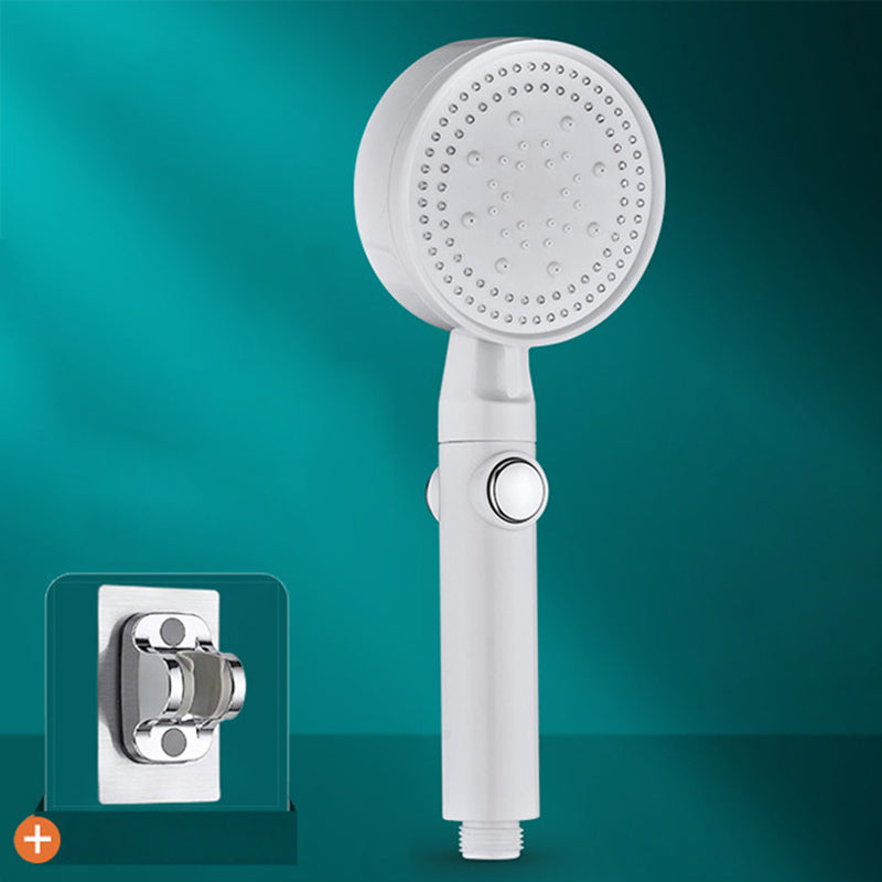 BowLift | 5 Sprays Shower Head Round Wall Mounted Plastic Wall Connector Holder Handheld Shower Head