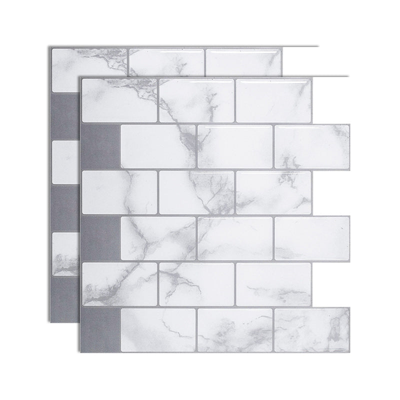 BowLift | Square Peel-and-Stick Tiles Plastic Indoor Peel & Stick Subway Tile