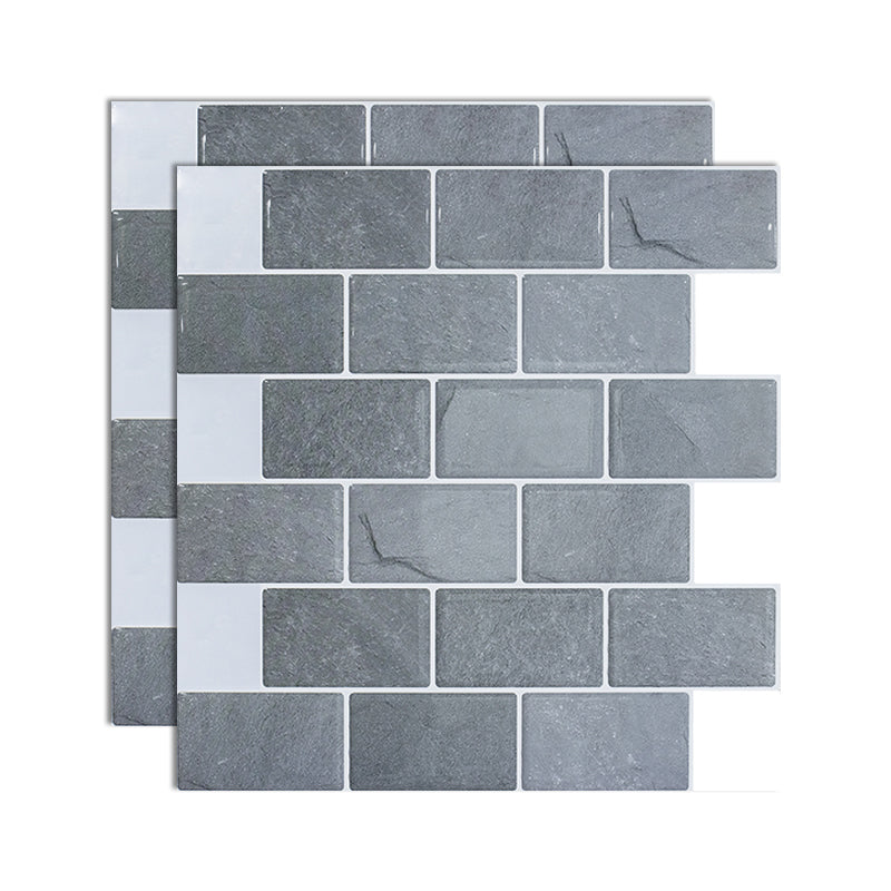 BowLift | Square Peel-and-Stick Tiles Plastic Indoor Peel & Stick Subway Tile