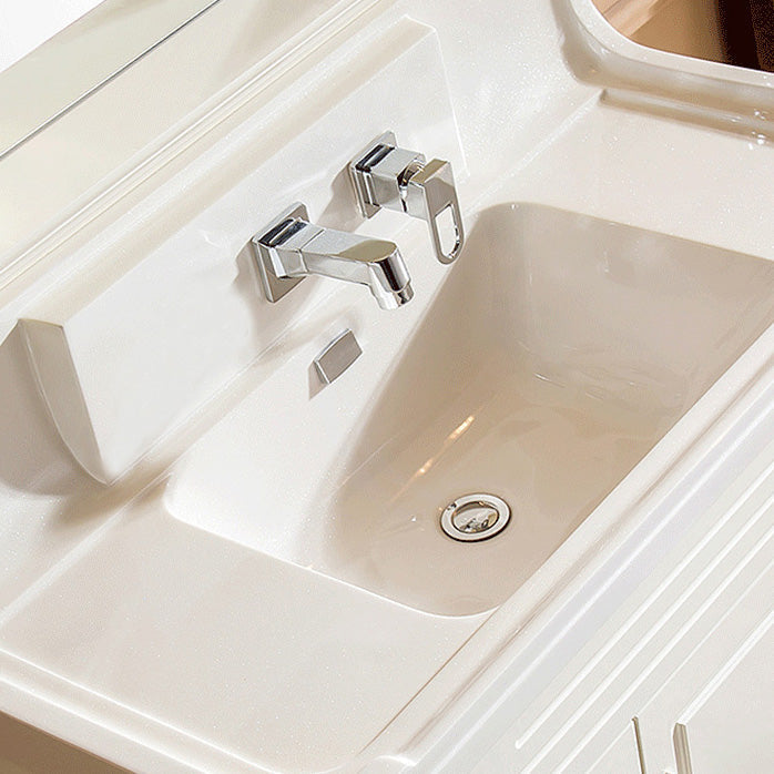 BowLift | Wall Mounted Faucet Brass Lever Handle Bathroom Faucet Hand Shower