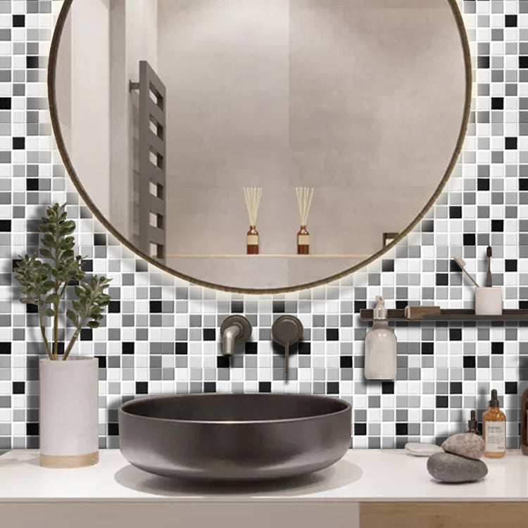 BowLift | PVC Peel & Stick Mosaic Tile Square Shape Mosaic Tiles Wallpaper