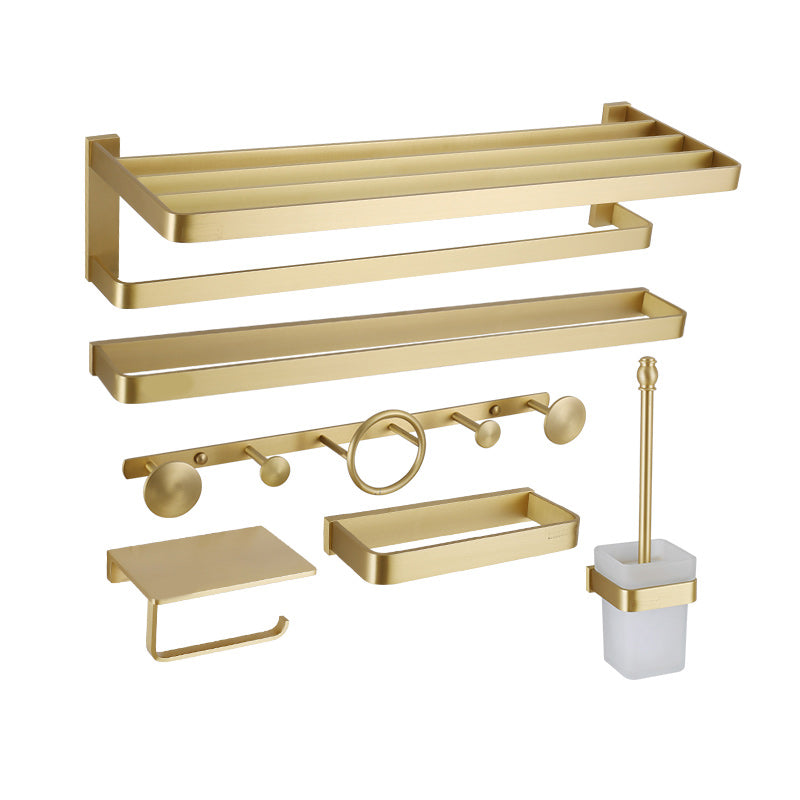 BowLift | Brass Vintage Bathroom Set Brushed Brass Bathroom Accessories as Individual Piece or Set