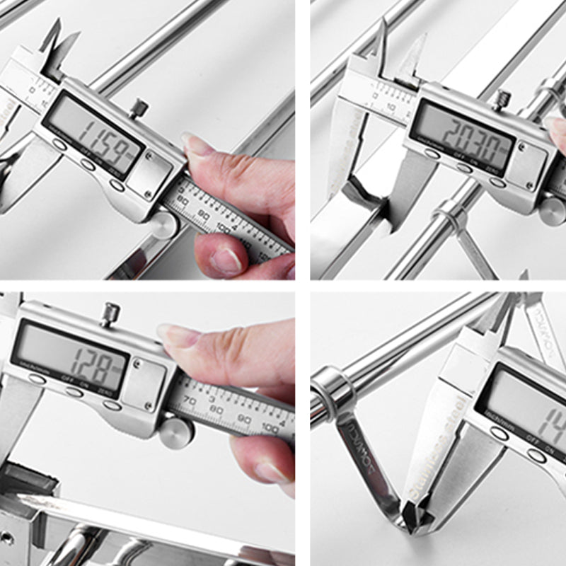 BowLift | Contemporary Metal Bathroom Accessories Single Piece or as Set with Paper Holder