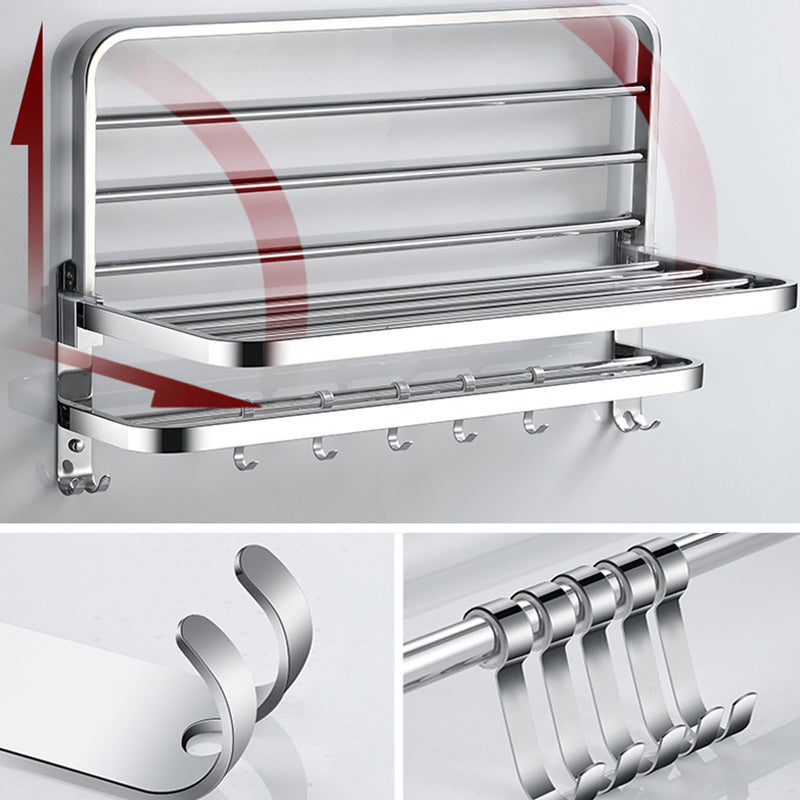 BowLift | Modern Bathroom Accessories Hardware Set Silver Bathroom Hardware