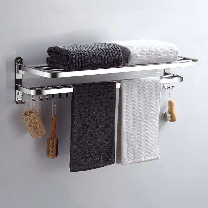 BowLift | Modern Bathroom Accessories Hardware Set Silver Bathroom Hardware
