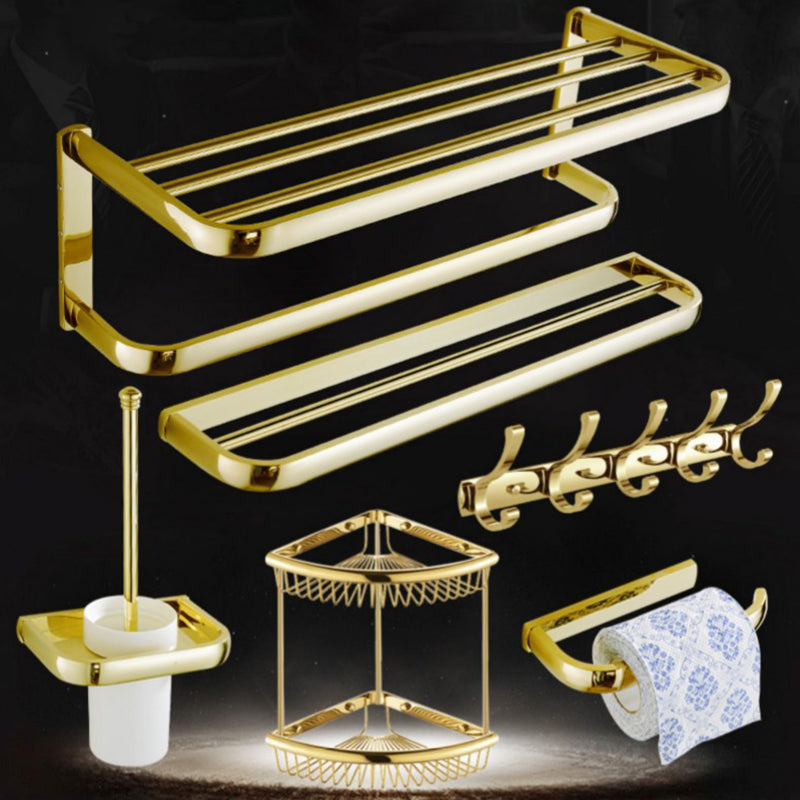 BowLift | Chrome/Gold Bathroom Accessories Set Modern Metal Bathroom Hardware Set