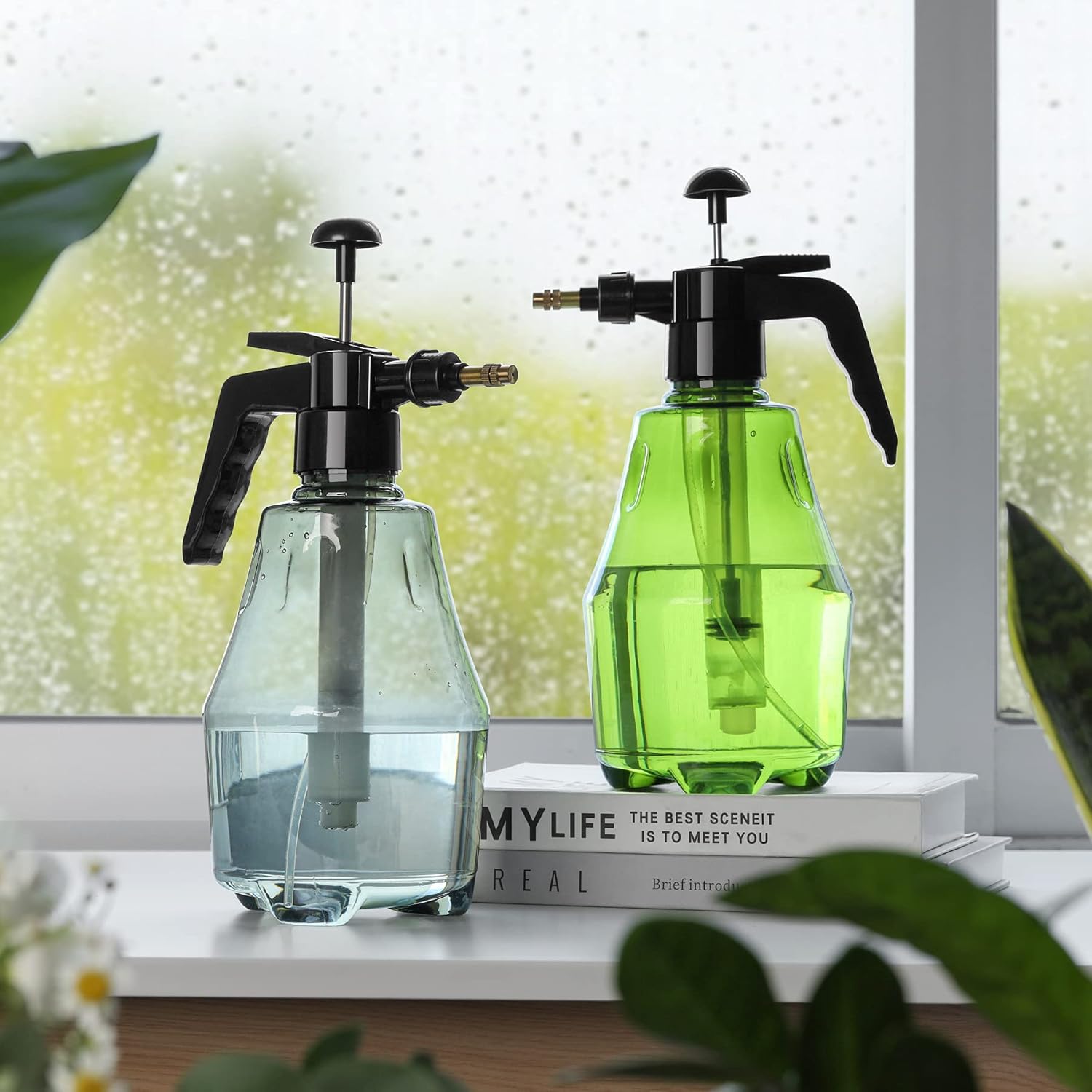 BowLift | Pressure Pump Spray Bottle – Manual Spray Bottle for Garden and Plant Care