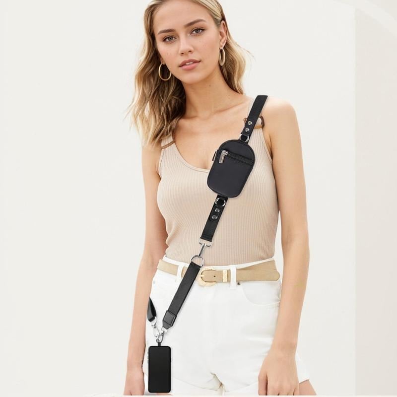 BowLift | Adjustable Phone Lanyard Crossbody Strap with Wallet