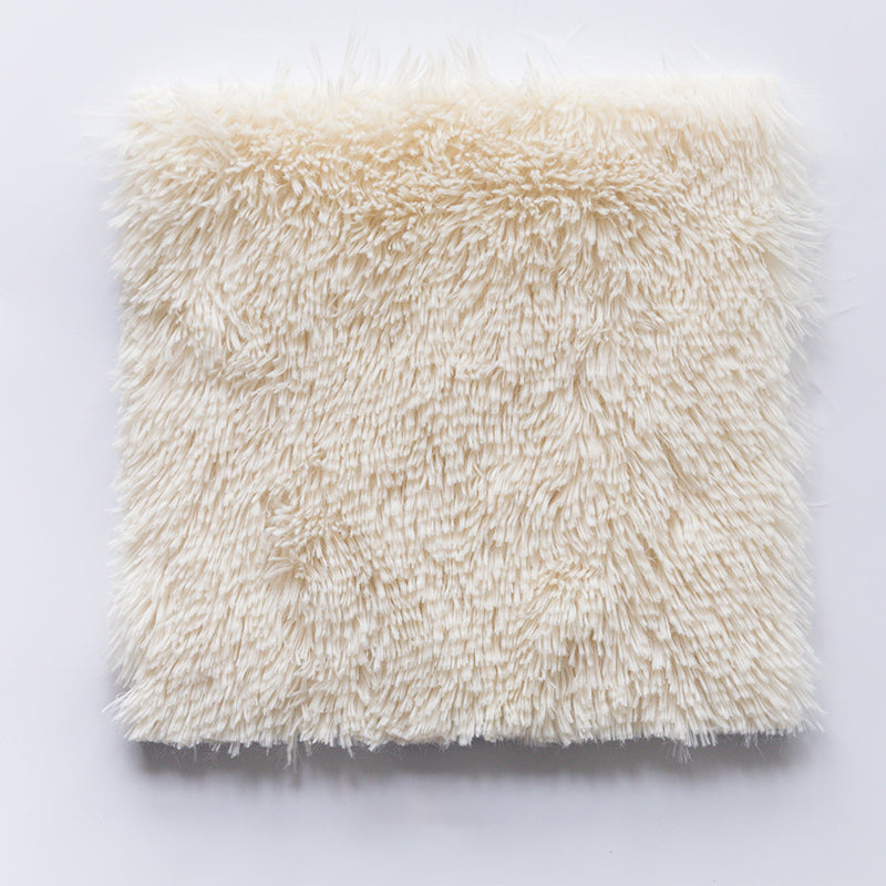 BowLift | Basic carpet tiles solid color long pile square bedroom carpet tiles