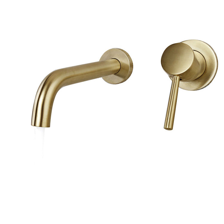 BowLift | Wall-mounted Bronze Bathtub Filler Double Handles Bathtub Spout Bathtub Faucet Trim