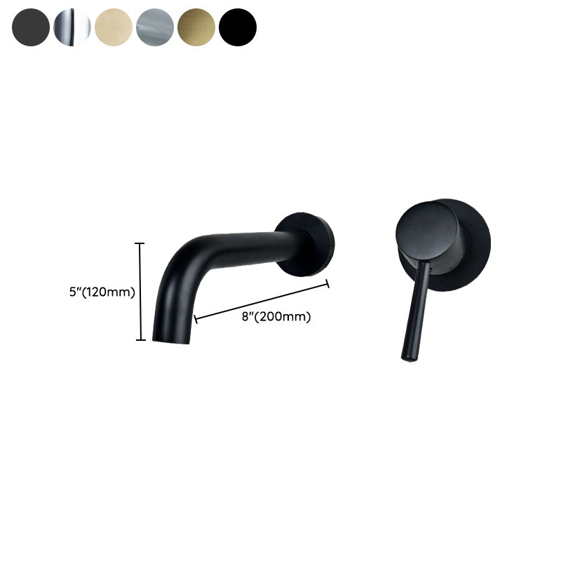 BowLift | Wall-mounted Bronze Bathtub Filler Double Handles Bathtub Spout Bathtub Faucet Trim