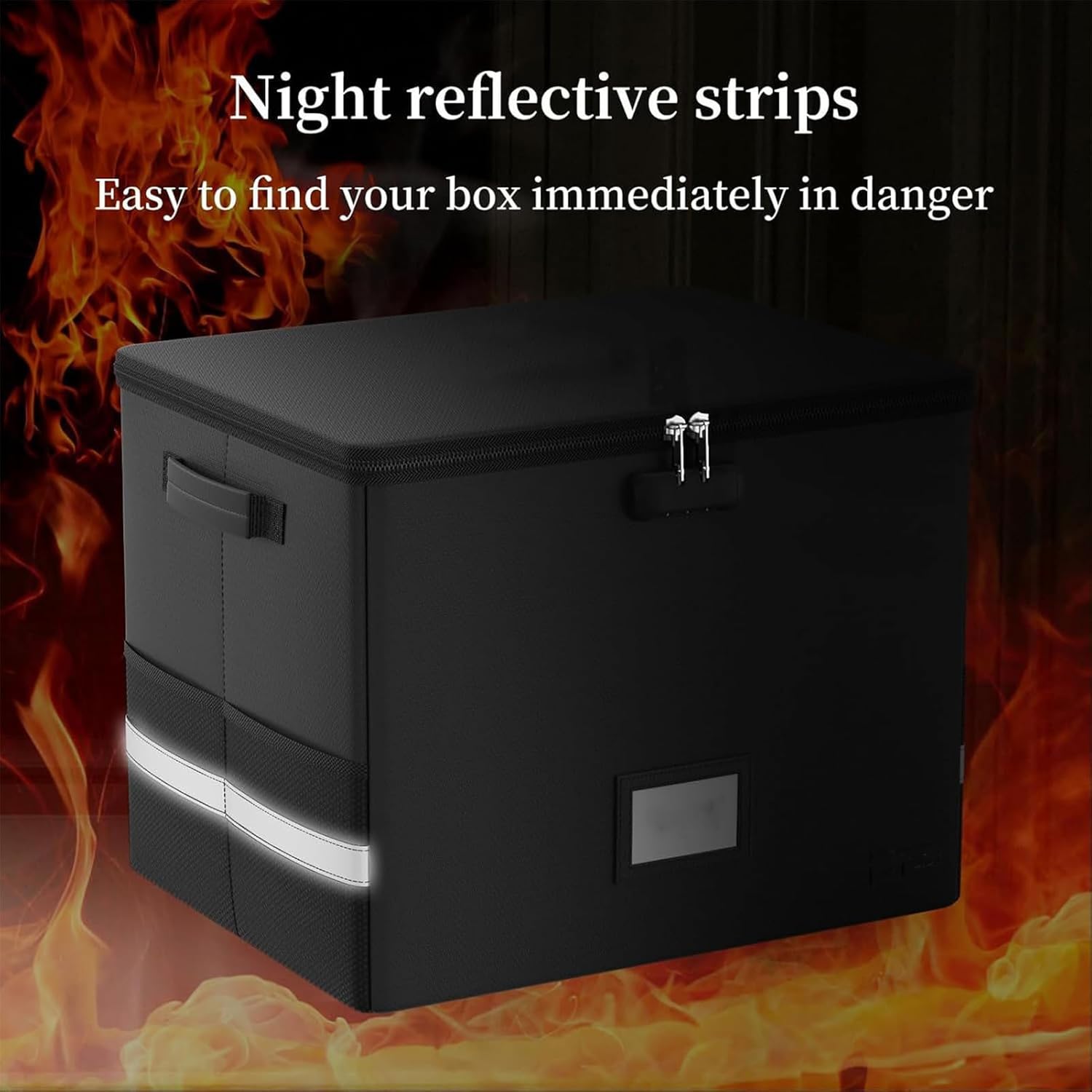 BowLift | Fireproof Record Storage Case – Waterproof Organizer for 150+ 12-Inch Records – Arcion