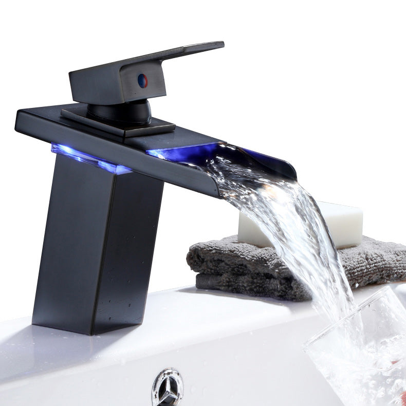 BowLift | Basin faucet lever handle waterfall outlet bathroom fixture