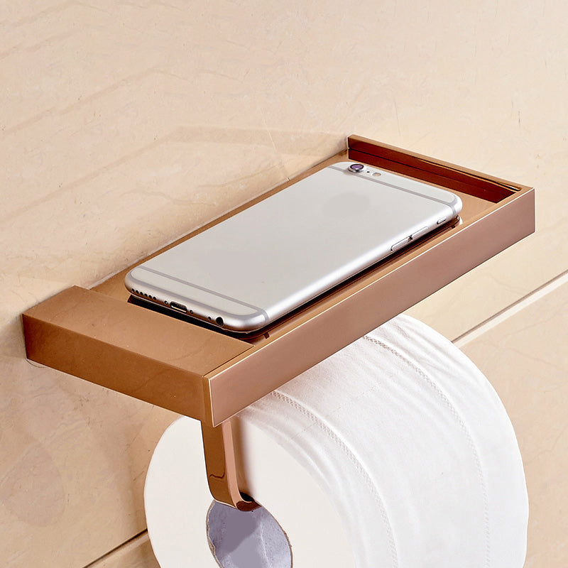 BowLift | 6-piece Bathroom Accessory Set Vintage Brass Bath Hardware Set