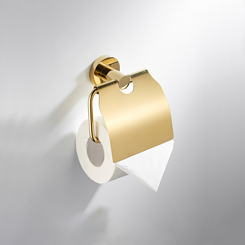 BowLift | 4 Pieces Traditional Bathroom Accessory Set Brass Bathroom Set in Matte Gold