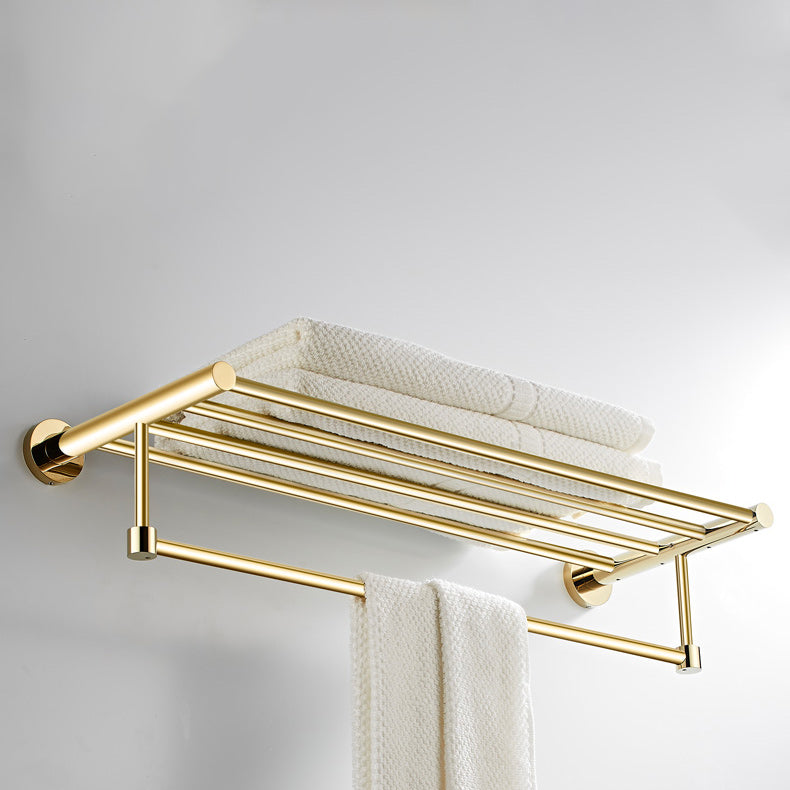 BowLift | 4 Pieces Traditional Bathroom Accessory Set Brass Bathroom Set in Matte Gold