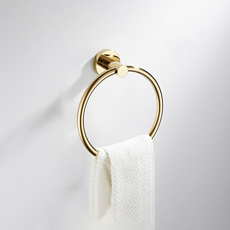 BowLift | 4 Pieces Traditional Bathroom Accessory Set Brass Bathroom Set in Matte Gold