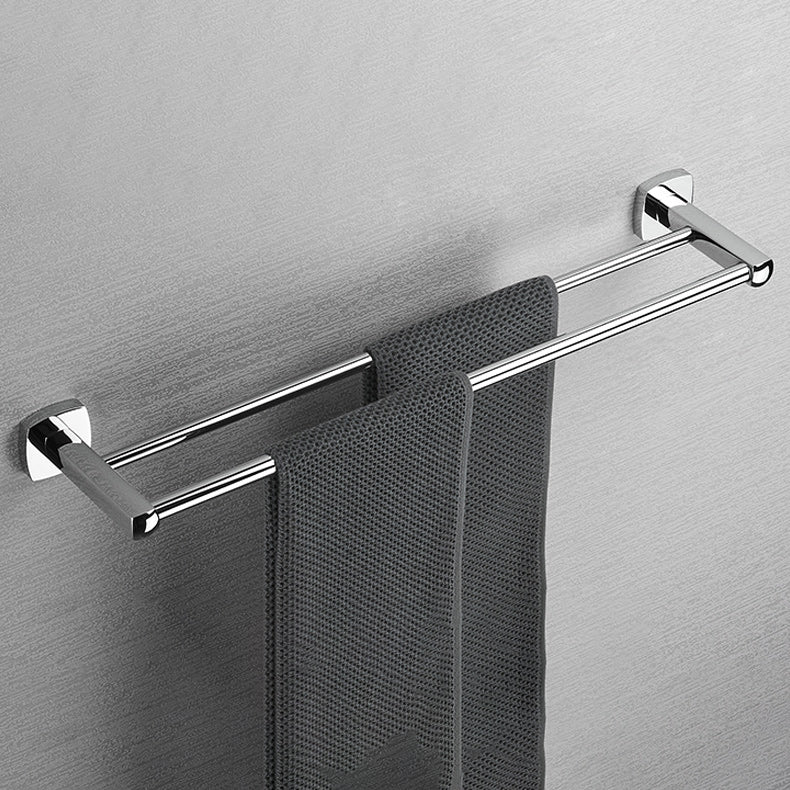 BowLift | Polished Chrome Modernism Bathroom Accessory Set Bath Shelf / Towel Bar / Bathrobe Hook Included