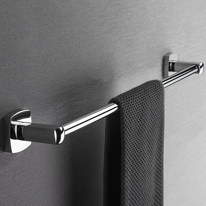 BowLift | Polished Chrome Modernism Bathroom Accessory Set Bath Shelf / Towel Bar / Bathrobe Hook Included
