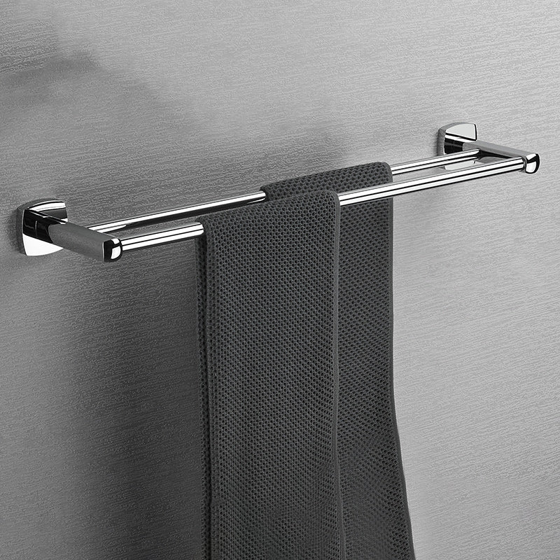BowLift | Polished Chrome Modernism Bathroom Accessory Set Bath Shelf / Towel Bar / Bathrobe Hook Included
