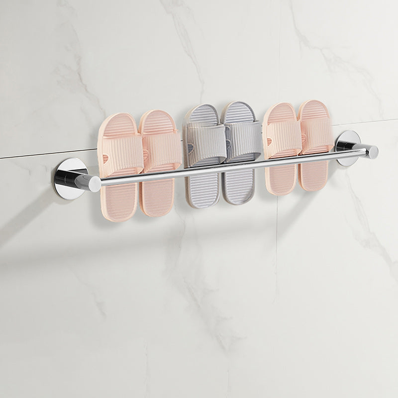 BowLift | 2-piece bathroom accessory set modern stainless steel slipper rack