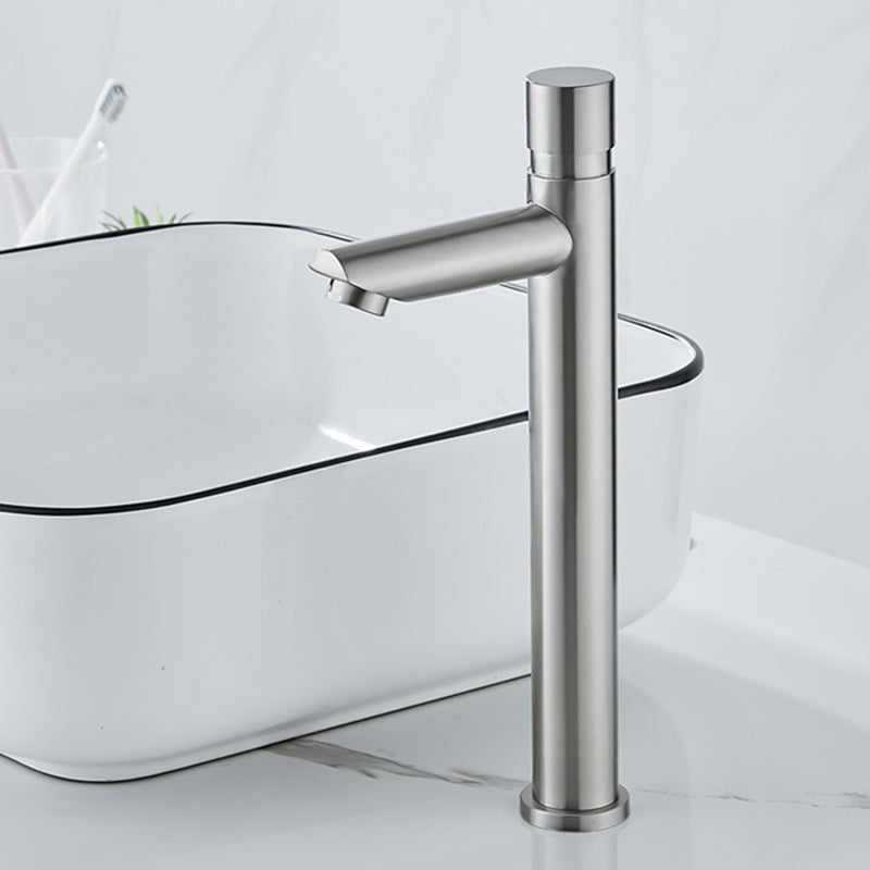 BowLift | Modern Low Arc Basin Faucet with Single Lever Bathroom Sink Faucet