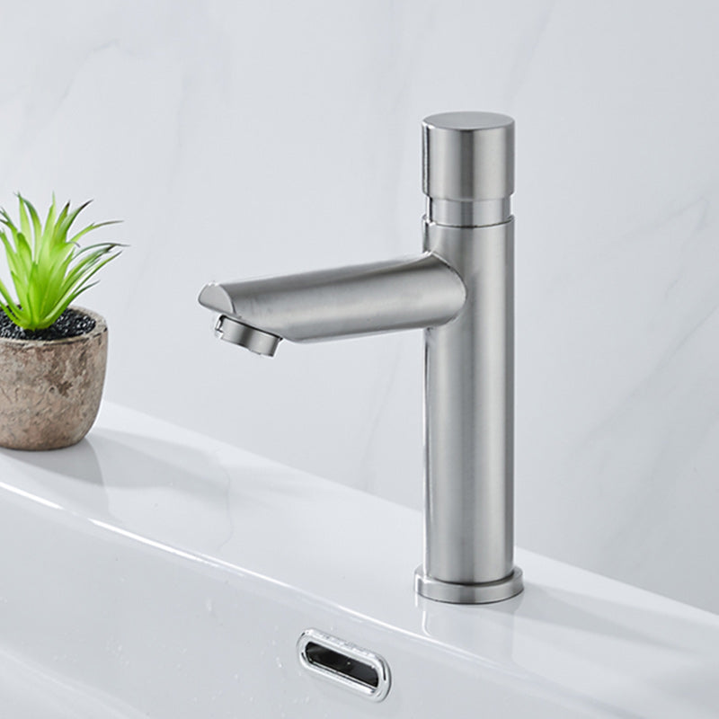 BowLift | Modern Low Arc Basin Faucet with Single Lever Bathroom Sink Faucet