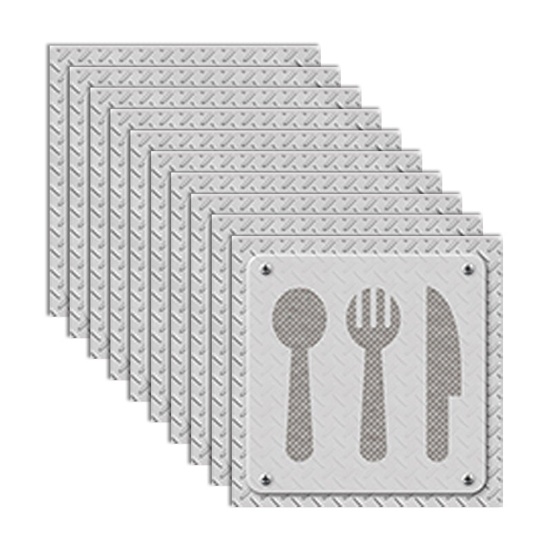 BowLift | PVC Peel and Stick Mosaic Tile Wallpaper with Square Shape