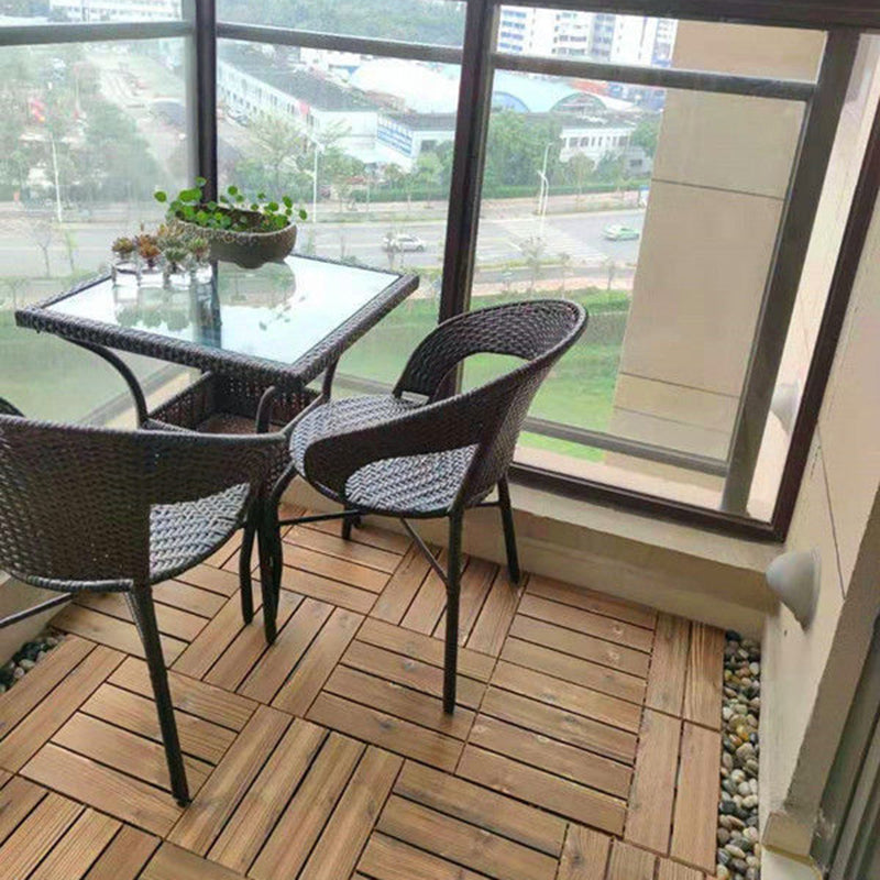 BowLift | Outdoor Deck Board Wood Square Stripes Composite Flooring Terrace