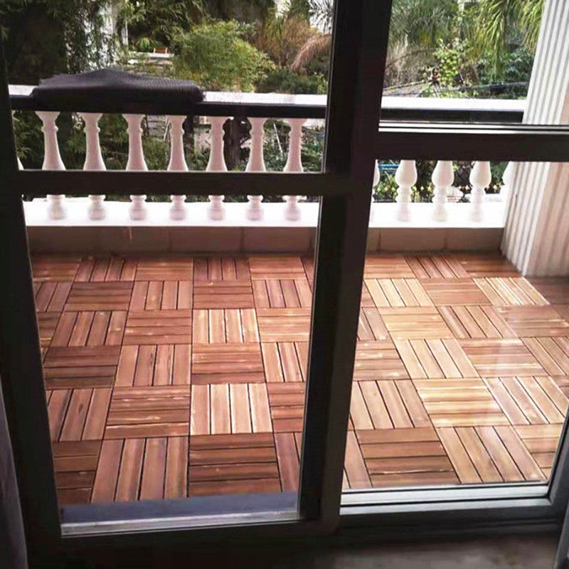 BowLift | Outdoor Deck Board Wood Square Stripes Composite Flooring Terrace