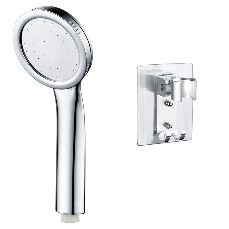 BowLift | Contemporary Silver Round Shower Head Water Efficient Standard Spray Head