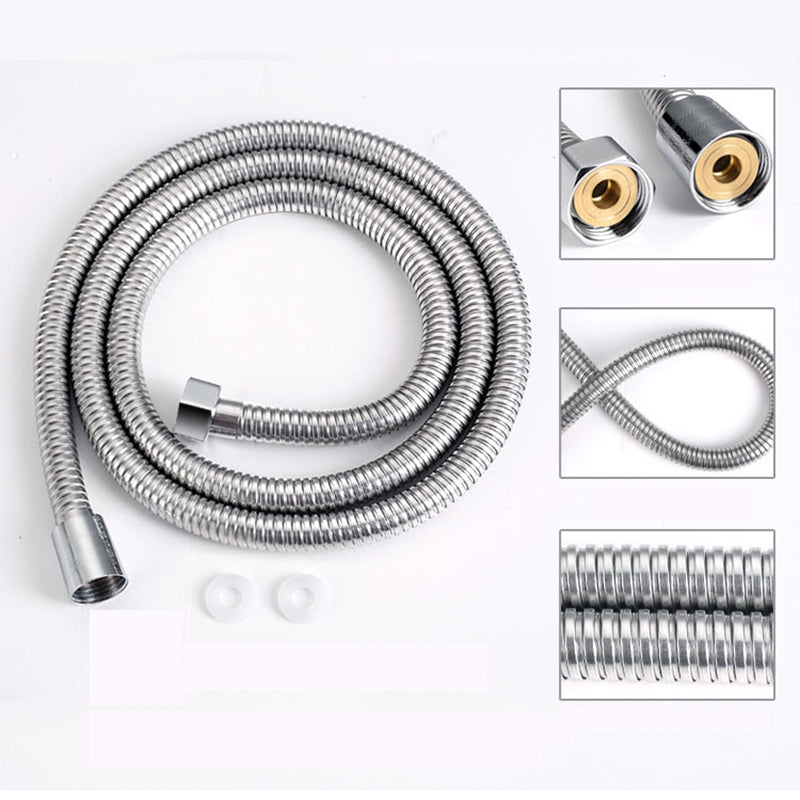 BowLift | Contemporary Silver Round Shower Head Water Efficient Standard Spray Head