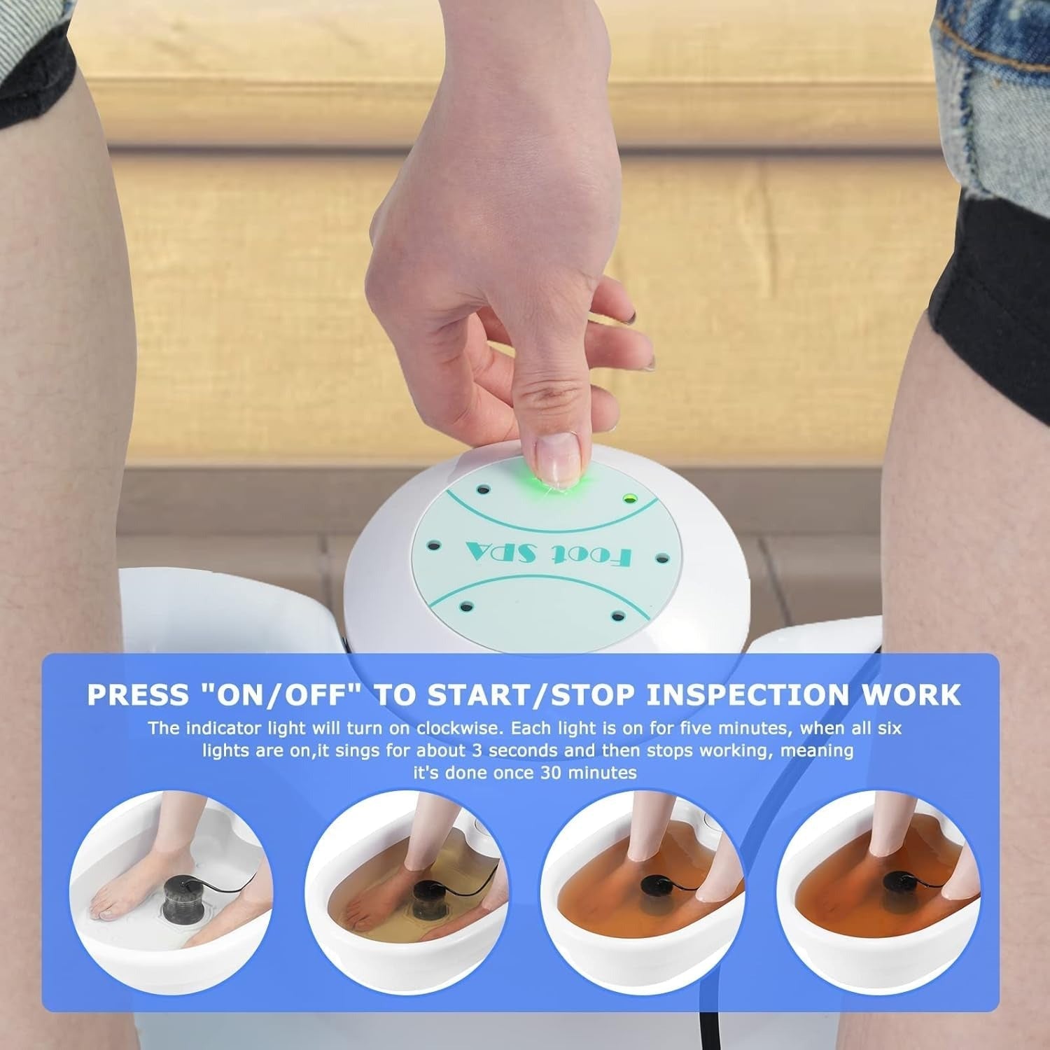 BowLift | Ionic Detox Foot Spa | Professional-Grade, Energy Boosting & Deep Cleanse for Home Use