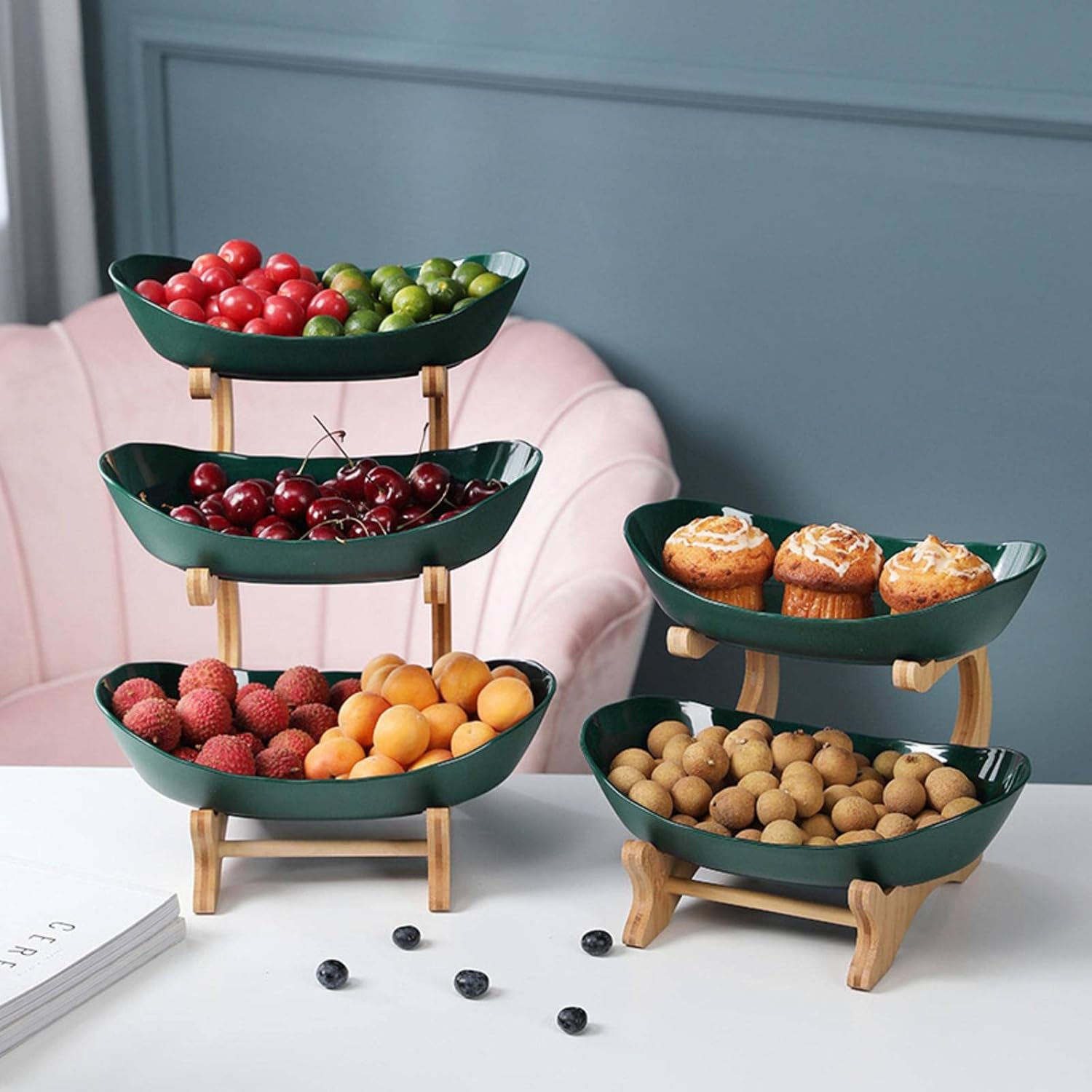 BowLift | FruitTower - Elegant Metal Fruit Stand