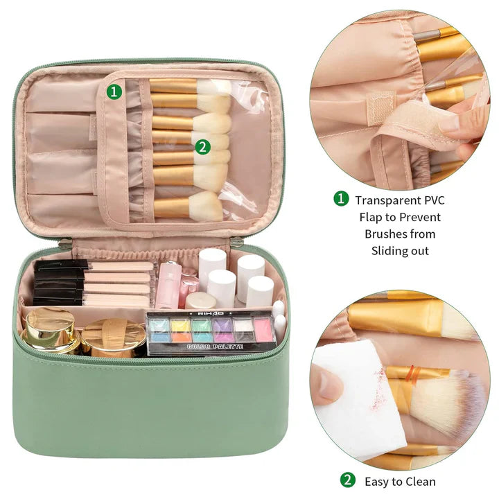BowLift | Practical Make-up Organizer for Traveling | With Compartments and Dividers