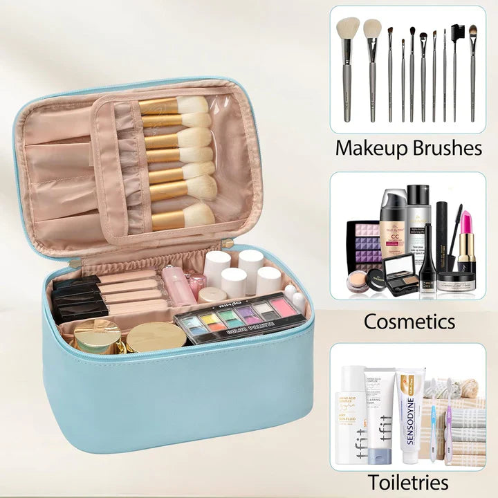BowLift | Practical Make-up Organizer for Traveling | With Compartments and Dividers