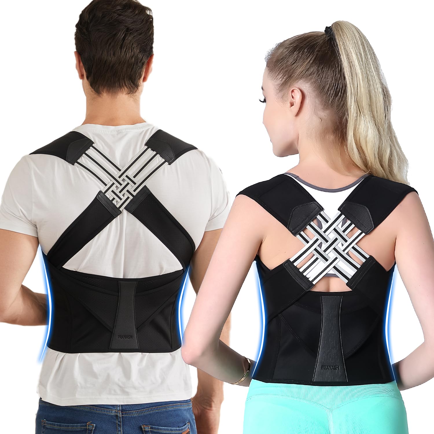BowLift | Back Posture Corrector | Adjustable, Breathable Design for Men & Women to Improve Posture and Reduce Back Pain