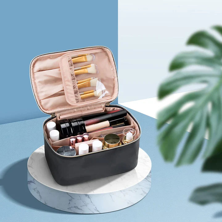 BowLift | Practical Make-up Organizer for Traveling | With Compartments and Dividers