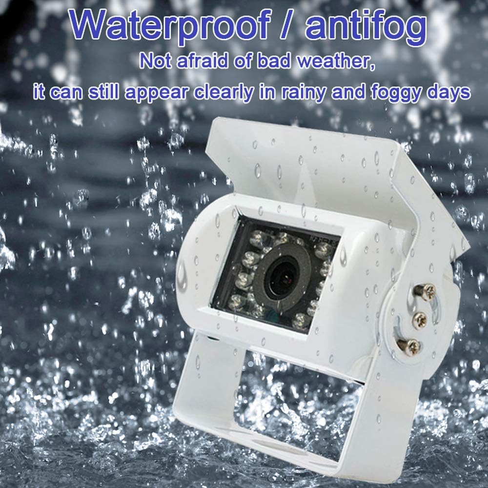 BowLift | Truck Backup Camera 12V/24V with 18 LED IR Night Vision IP68