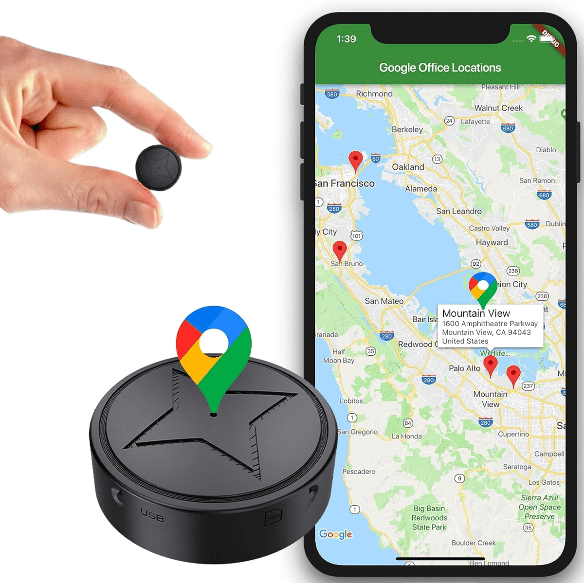 BowLift | Compact, magnetic tracker for real-time location tracking
