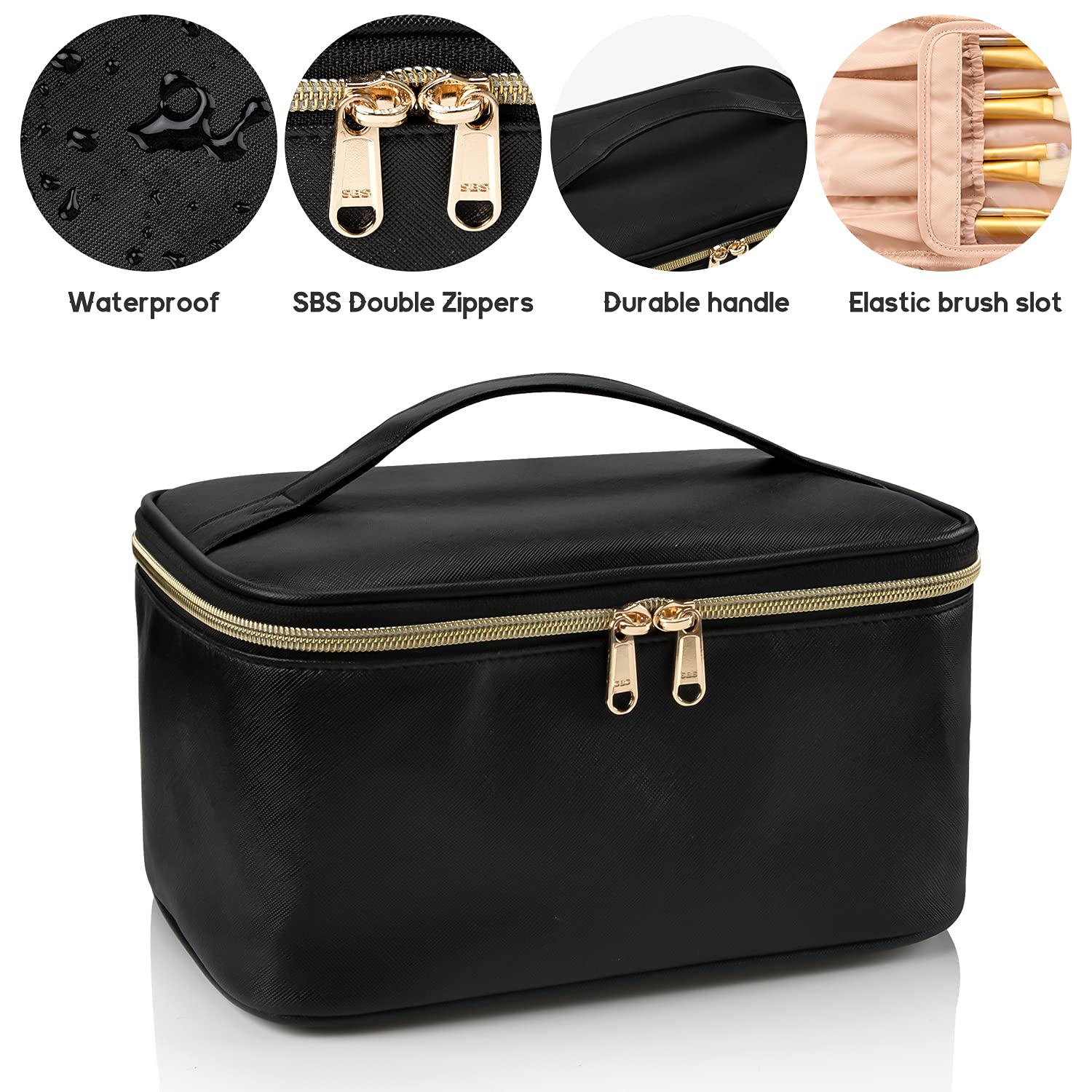 BowLift | Practical Make-up Organizer for Traveling | With Compartments and Dividers