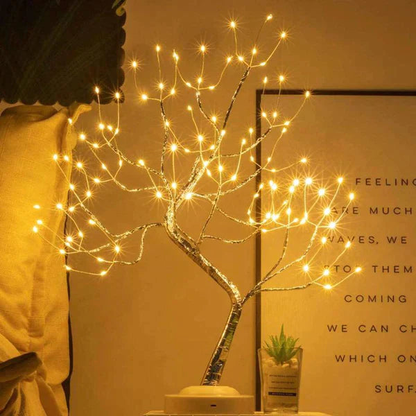 BowLift | Bedside Lamp Tree Branch Fairy Lights