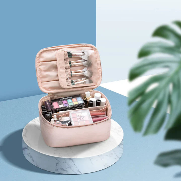 BowLift | Practical Make-up Organizer for Traveling | With Compartments and Dividers