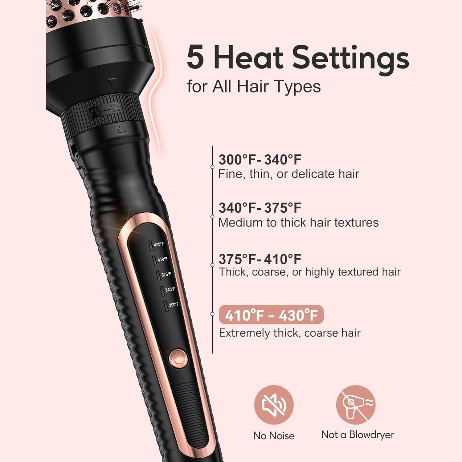 BowLift | Curling Wand | 3-in-1 Ionic Styling Tool for Home