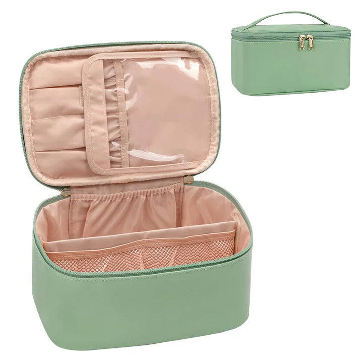 BowLift | Practical Make-up Organizer for Traveling | With Compartments and Dividers