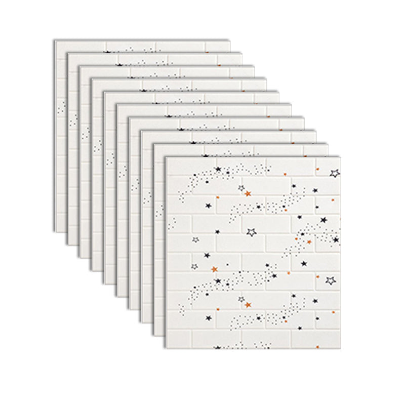 BowLift | XPE Foam Wall Cladding Star Pattern Square Waterproof Wall Cladding for the Living Room