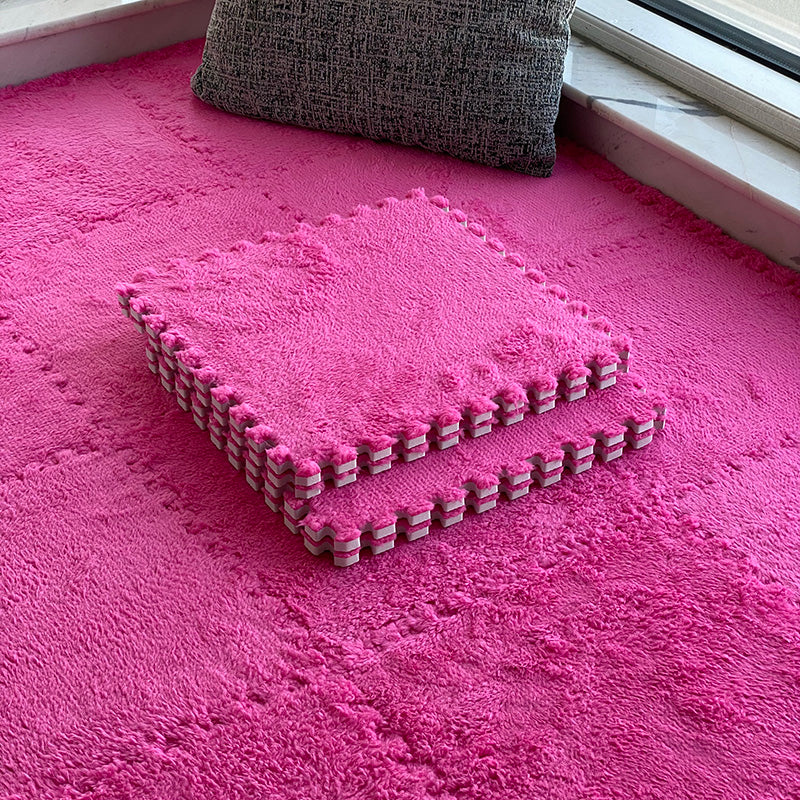 BowLift | Modern Carpet Tiles Level Loop Plug-in System Square Bedroom Carpet Tiles